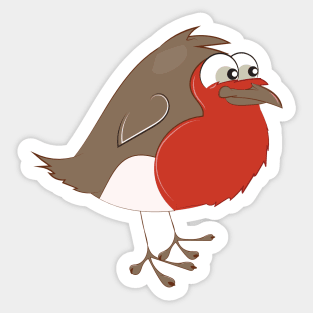 Robin Red Breast Sticker